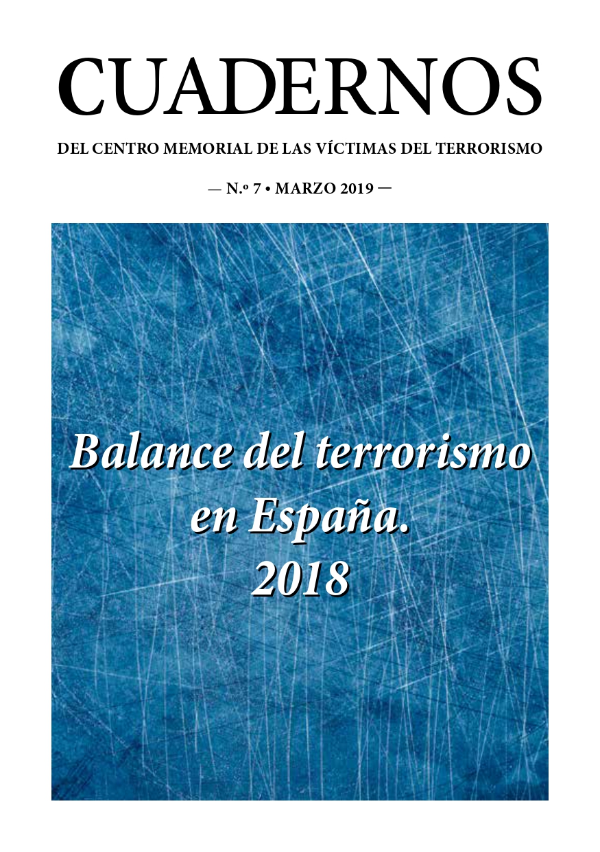 El Centro Memorial Edita El Balance Del Terrorismo En España En 2018