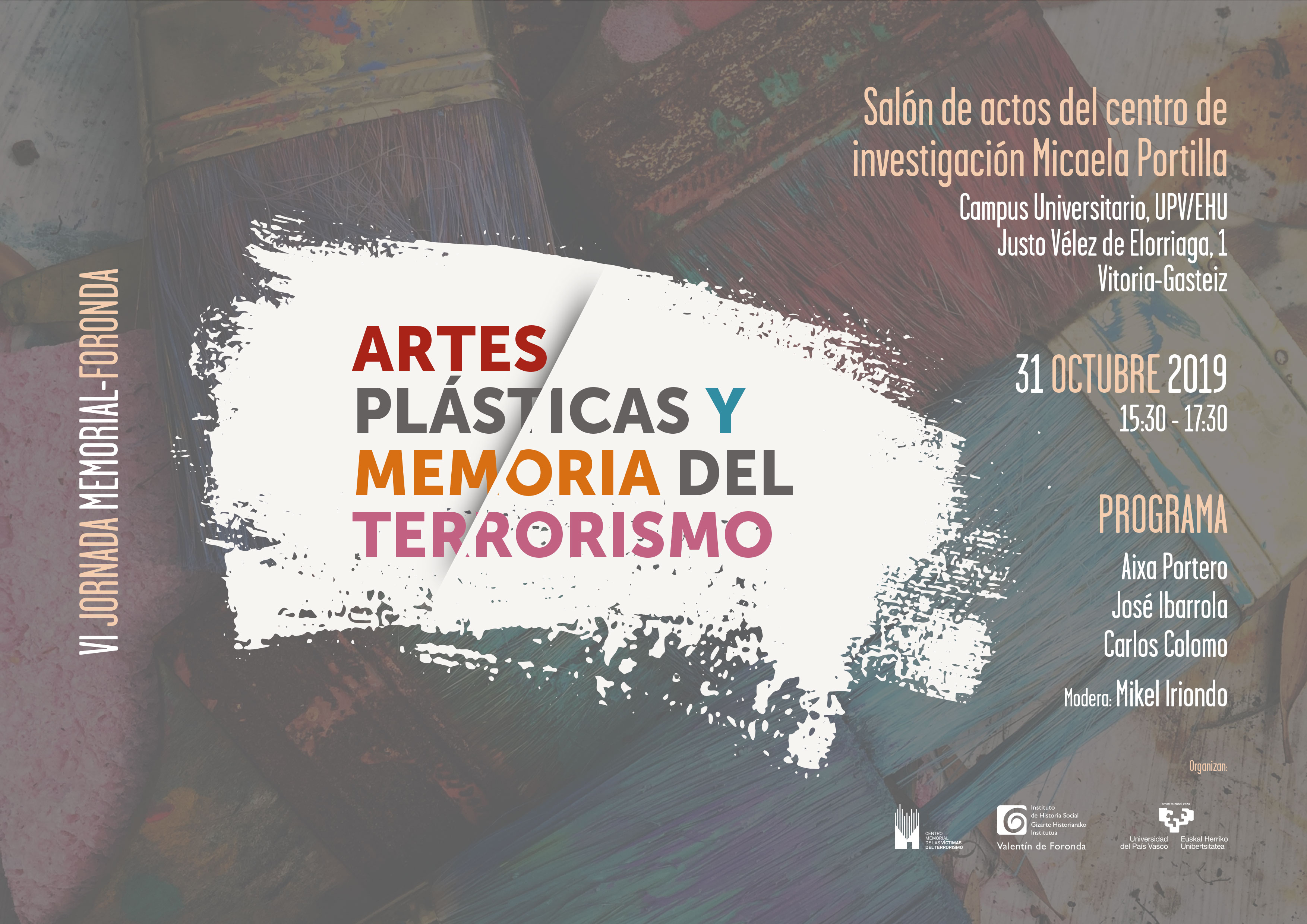 Jornada Memorial-Instituto Foronda “Artes Plásticas Y Memoria Del Terrorismo”
