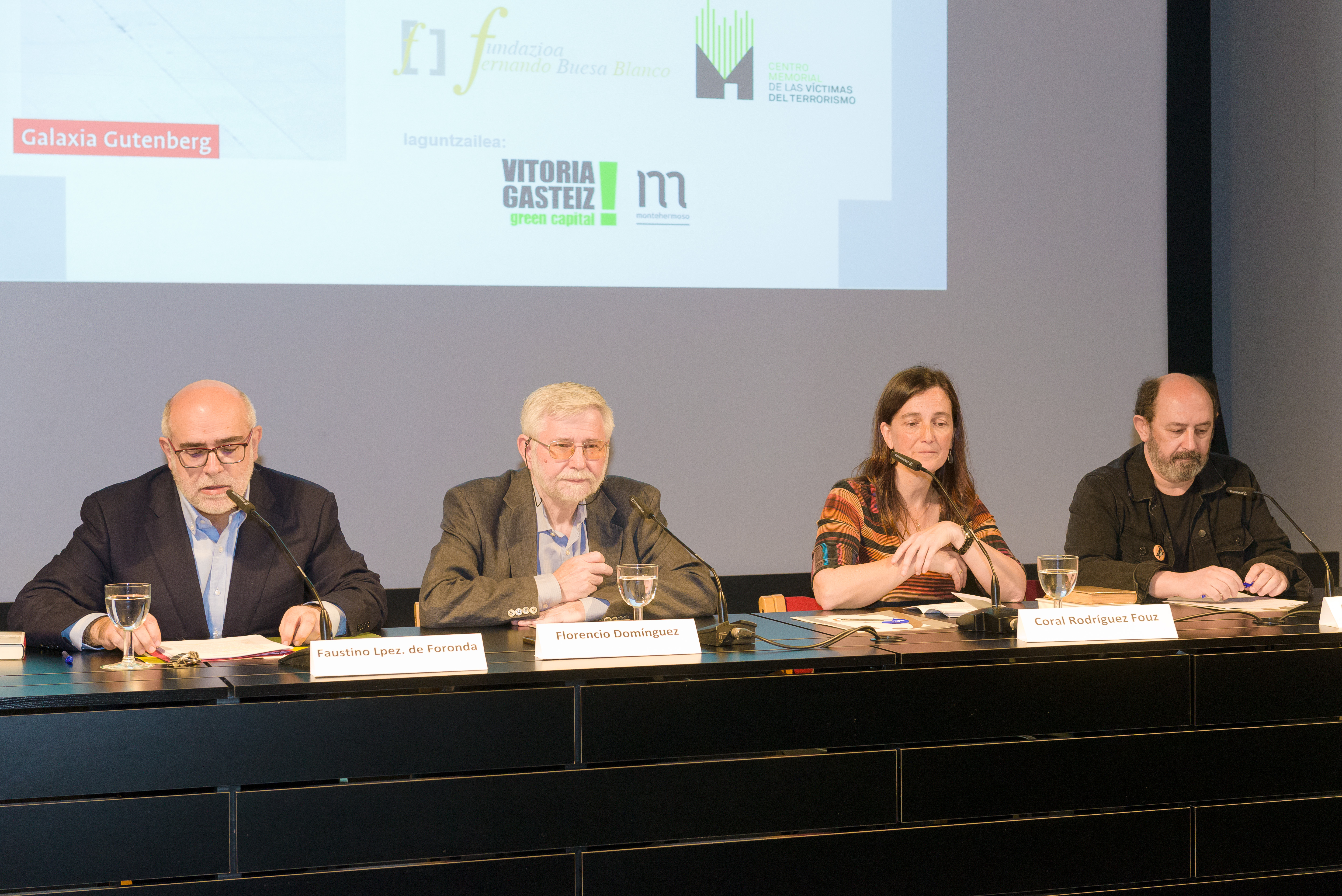 Vídeo De La Presentación En Vitoria Con La Fundación Fernando Buesa De La Novela “Una Tumba En El Aire”