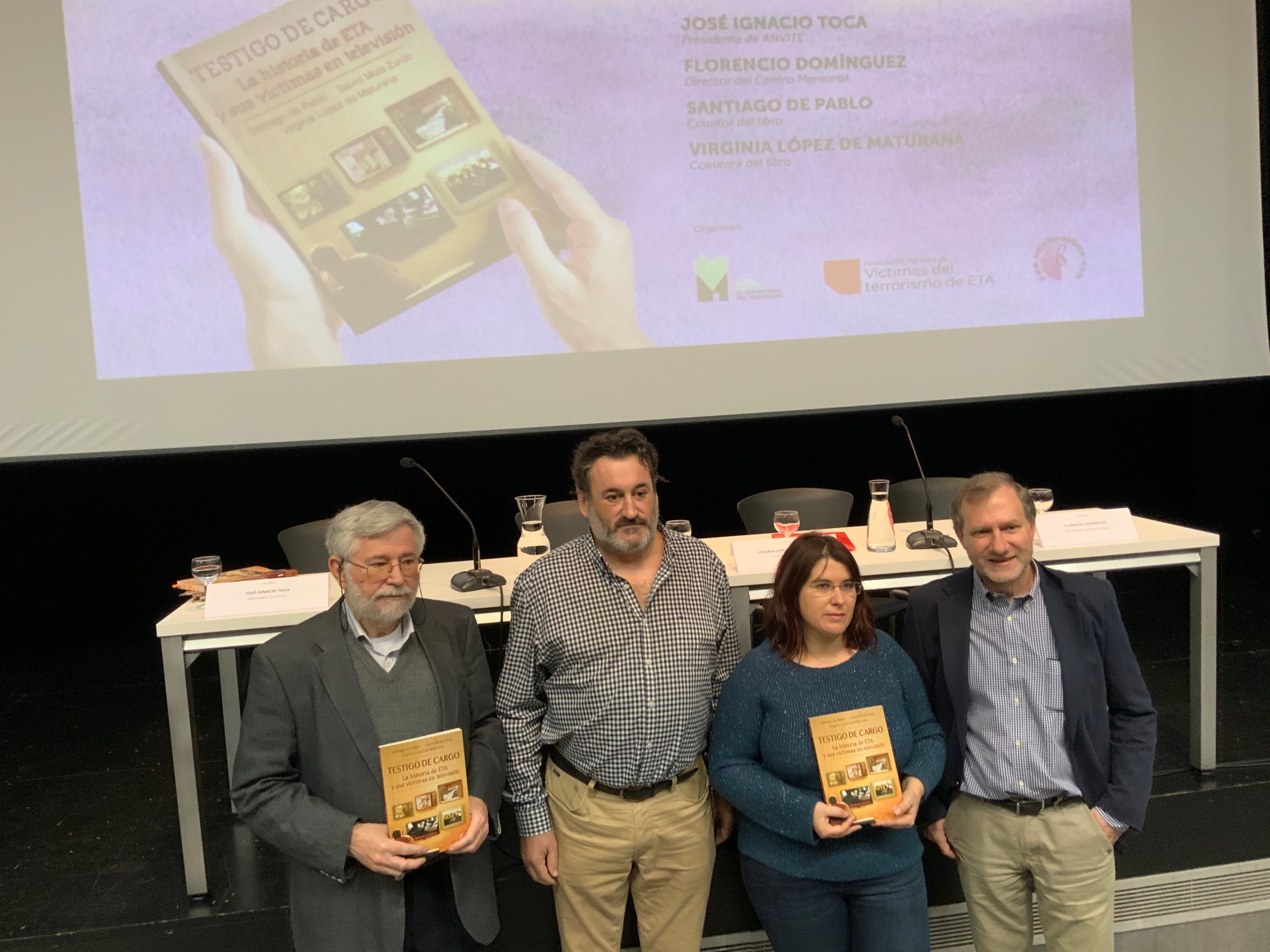 Presentación En Pamplona Con ANVITE De “Testigo De Cargo”