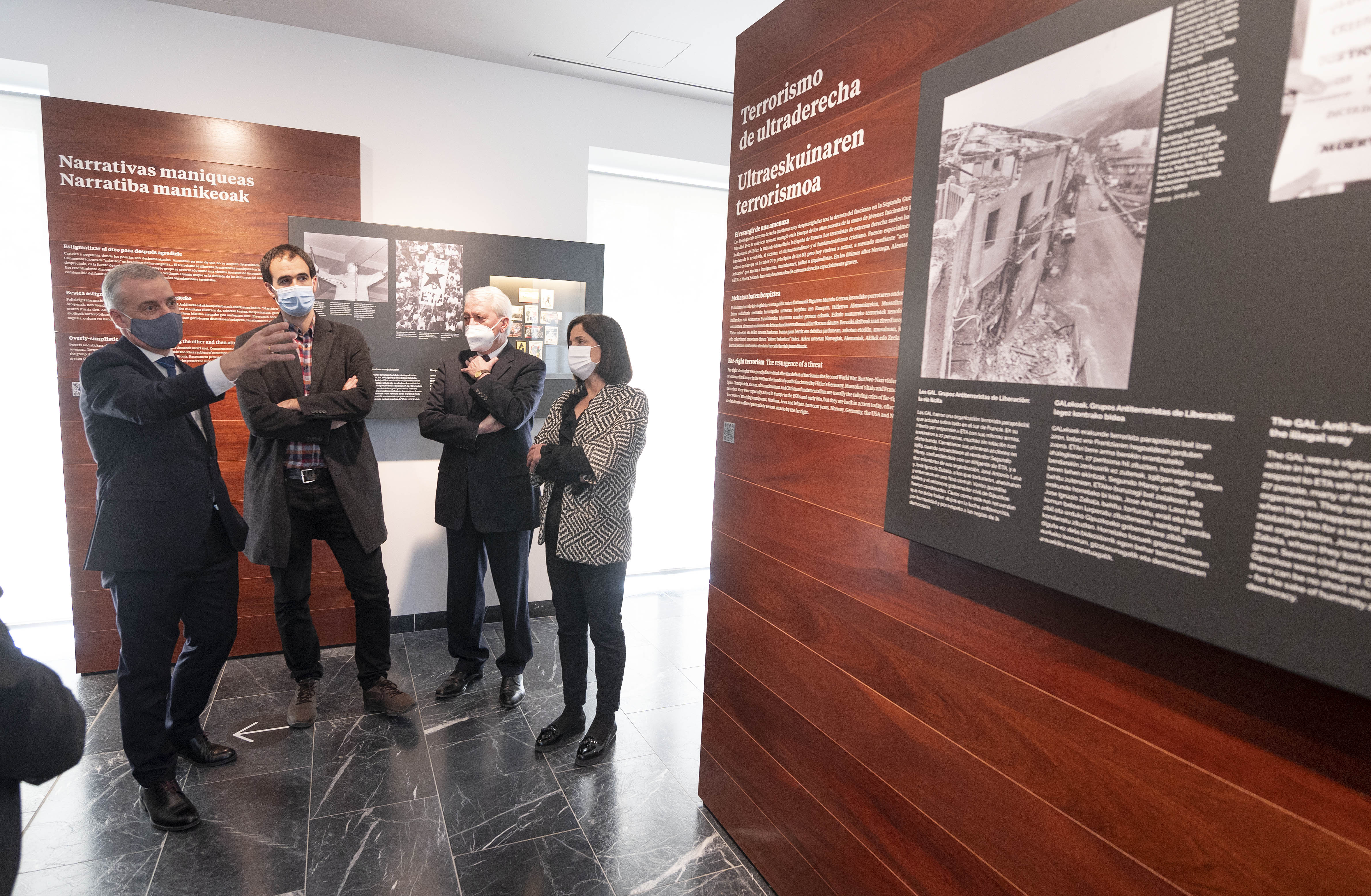El Lehendakari Iñigo Urkullu Visita El Memorial De Las Víctimas Del Terrorismo
