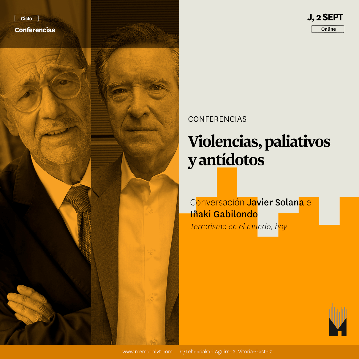 Conversación En El Canal YouTube Del Memorial Entre Javier Solana E Iñaki Gabilondo. Ciclo Inaugural.
