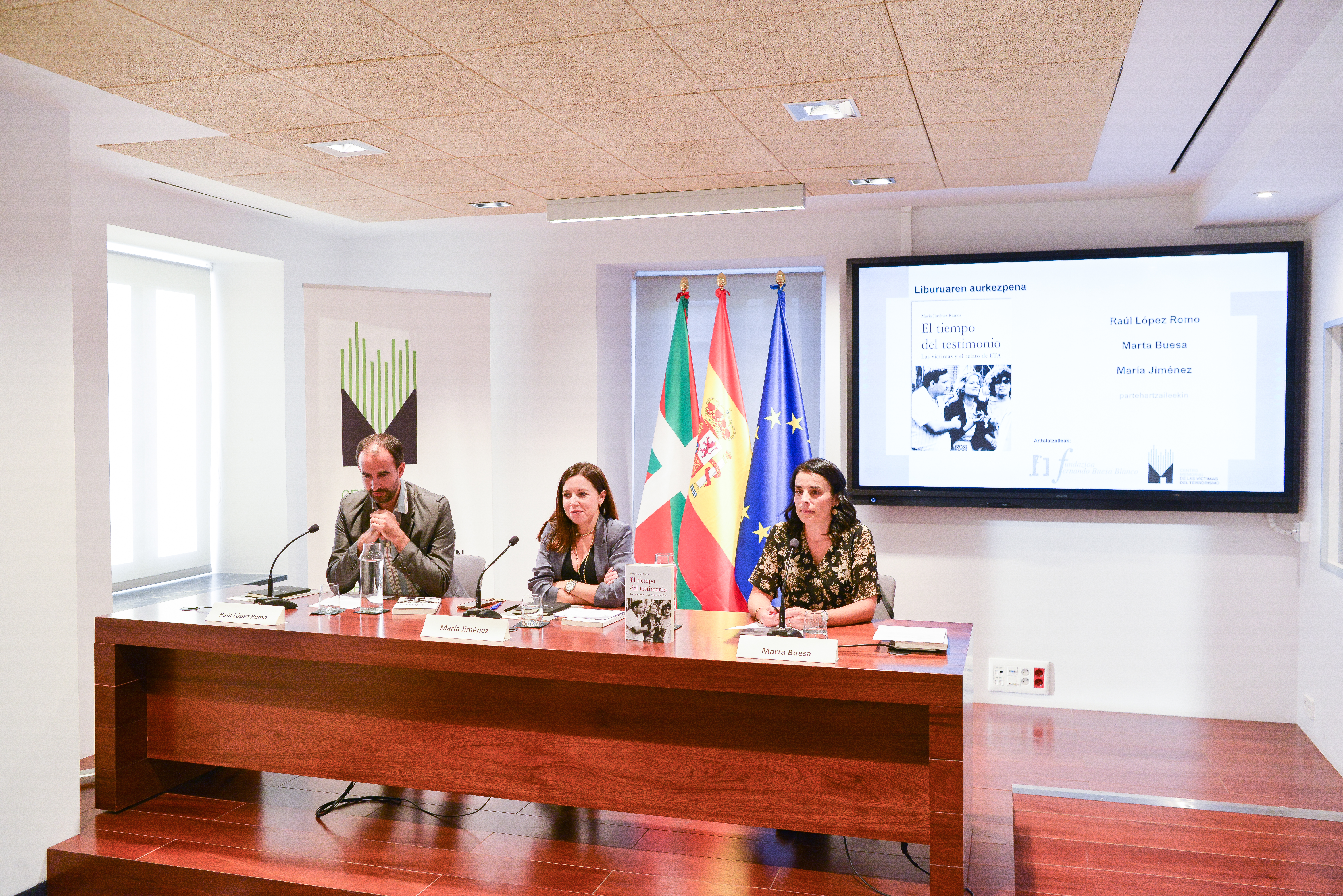 Vídeo De La Presentación En El Memorial De “El Tiempo Del Testimonio” De María Jiménez.