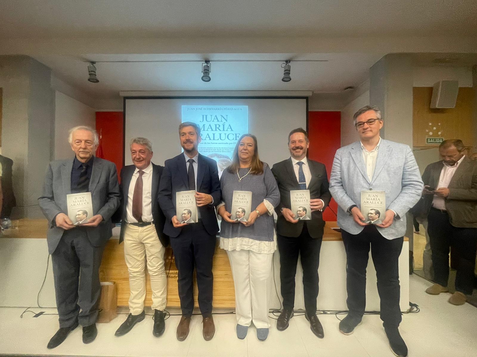 Presentación En Madrid Del Libro “Juan María Araluce. El Defensor De Los Fueros Asesinado Por ETA” De Juan José Echevarría