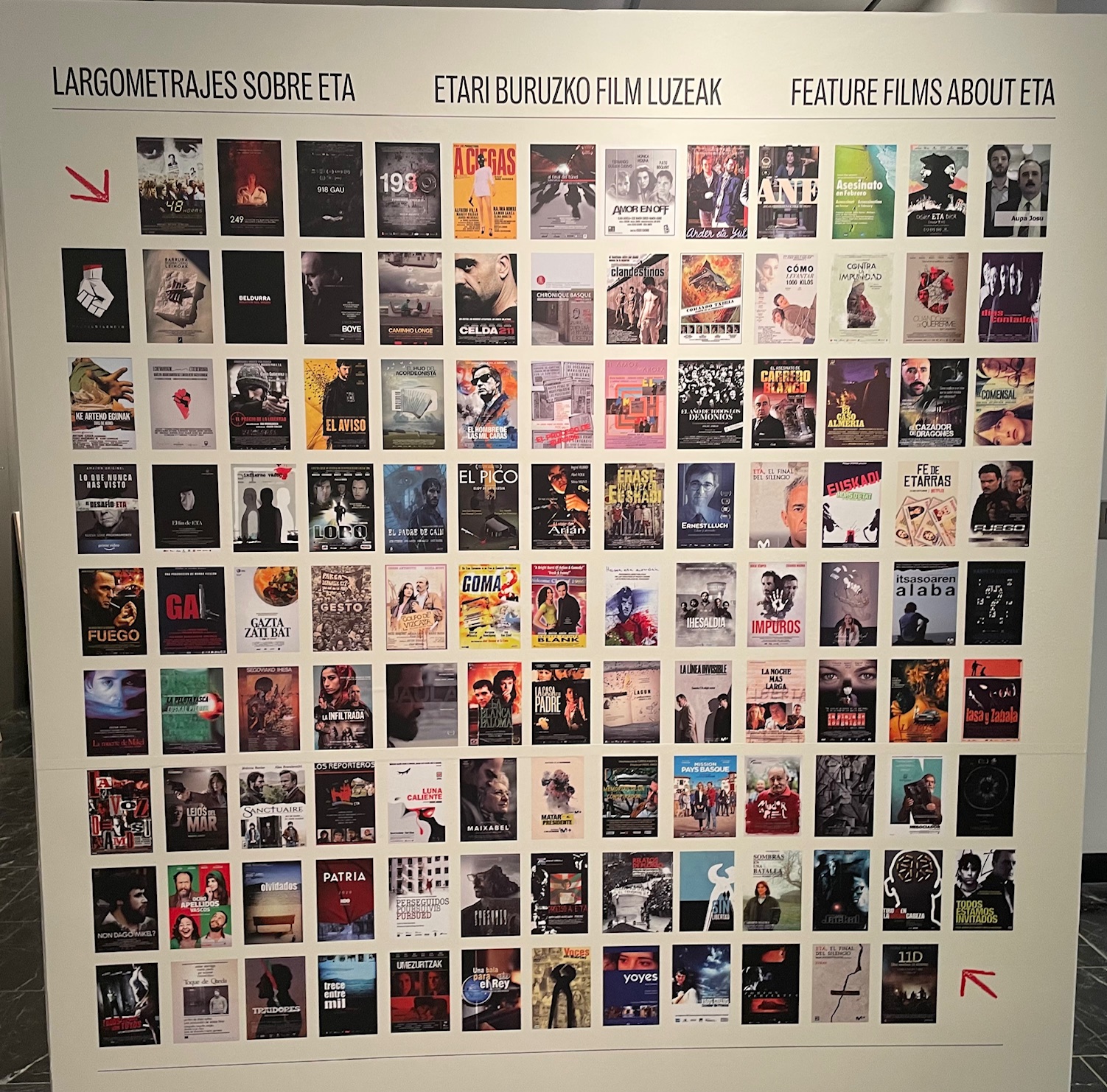 Vídeo De La Inauguración De La Muestra “De Figurantes A Protagonistas: Las Víctimas De ETA En El Cine”