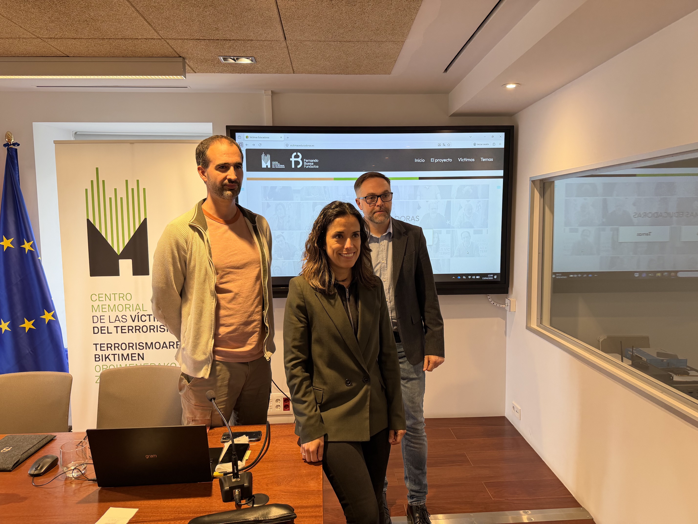 La Fundación Buesa Y El Memorial Promueven Una Web Con Víctimas Educadoras