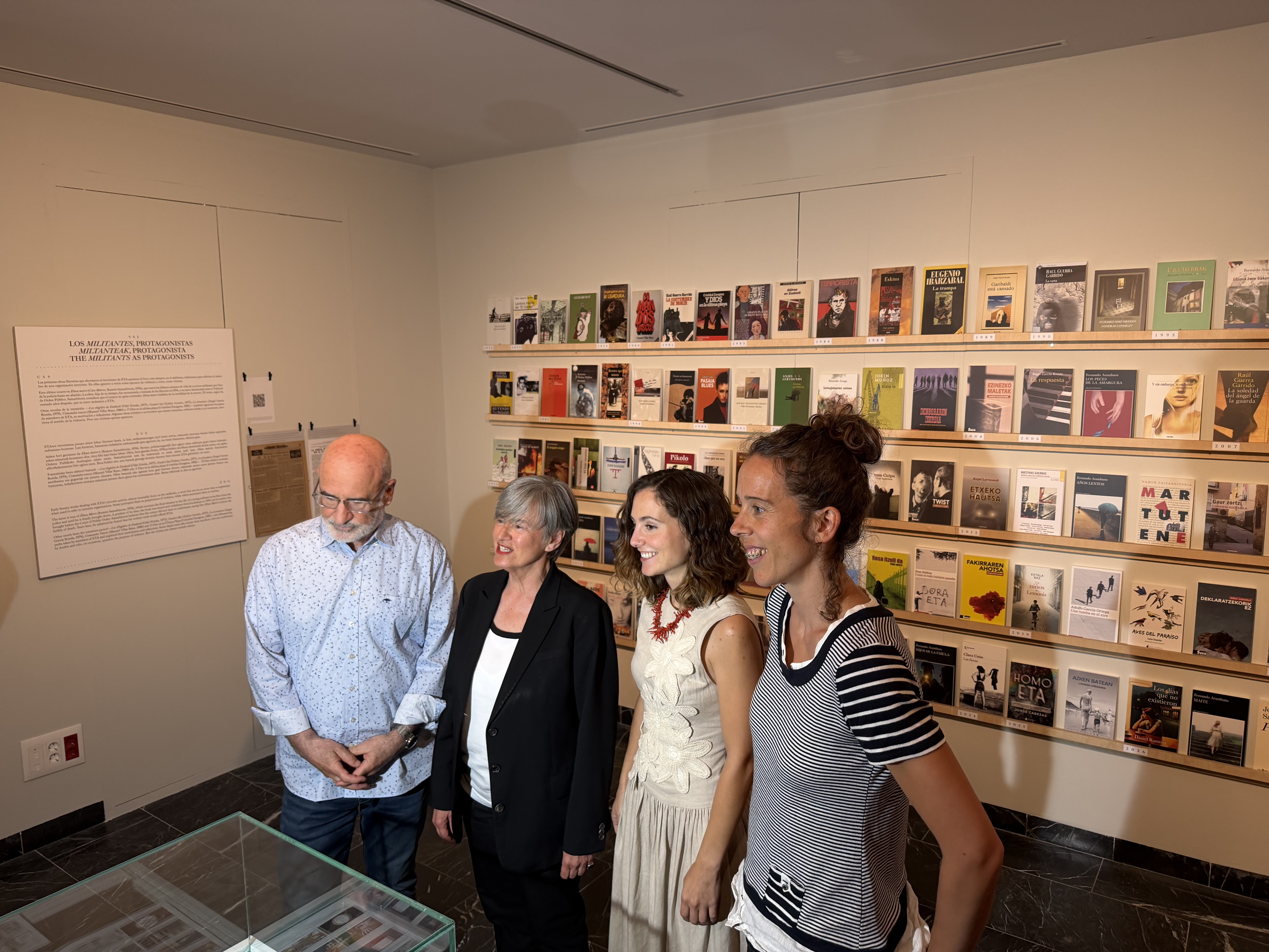 Vídeo De La Inauguración De La Exposición “Narrar La Herida. Las Víctimas De ETA Y La Literatura”